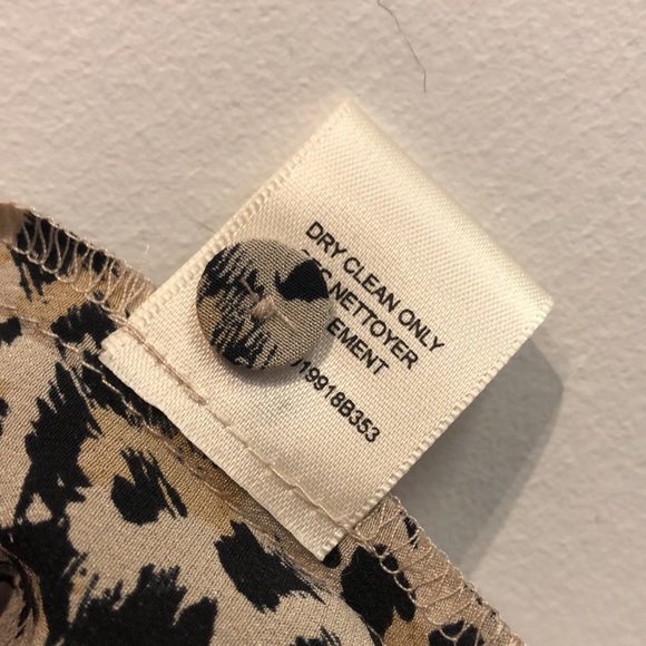 Rebecca Taylor Caramel Combo Long Sleeve Leopard Top - Picture 8 of 8